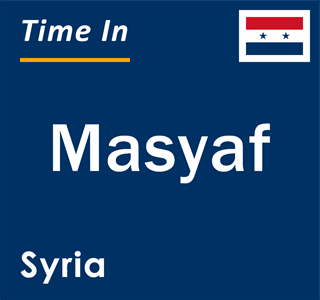 Current local time in Masyaf, Syria