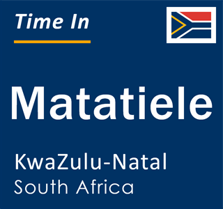 Current local time in Matatiele, KwaZulu-Natal, South Africa