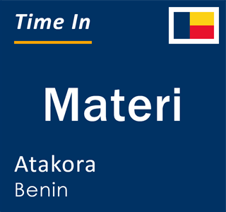 Current local time in Materi, Atakora, Benin