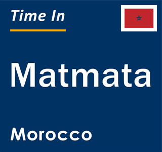 Current local time in Matmata, Morocco