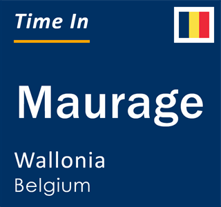 Current local time in Maurage, Wallonia, Belgium