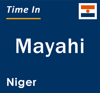 Current local time in Mayahi, Niger