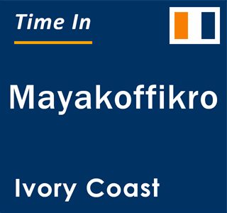 Current local time in Mayakoffikro, Ivory Coast