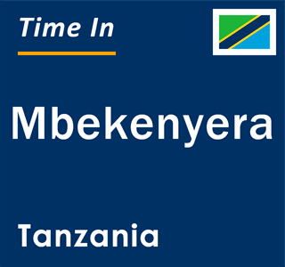 Current local time in Mbekenyera, Tanzania