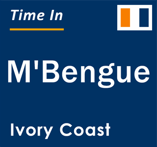 Current local time in M'Bengue, Ivory Coast