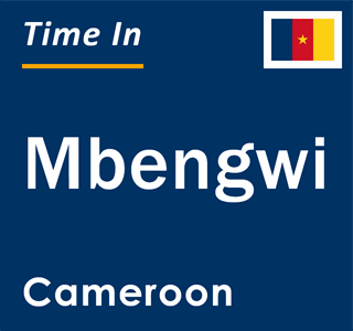 Current local time in Mbengwi, Cameroon