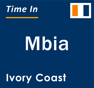 Current local time in Mbia, Ivory Coast