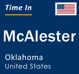 Current local time in McAlester, Oklahoma, United States