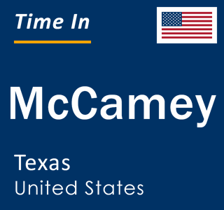 Current local time in McCamey, Texas, United States