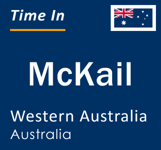 Current local time in McKail, Western Australia, Australia