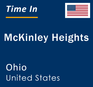 Current local time in McKinley Heights, Ohio, United States