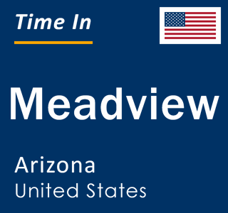 Current local time in Meadview, Arizona, United States