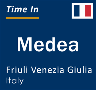 Current local time in Medea, Friuli Venezia Giulia, Italy