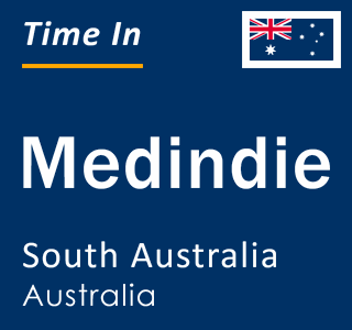 Current local time in Medindie, South Australia, Australia