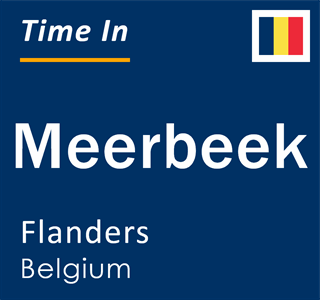 Current local time in Meerbeek, Flanders, Belgium