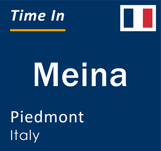 Current local time in Meina, Piedmont, Italy