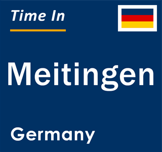 Current local time in Meitingen, Germany