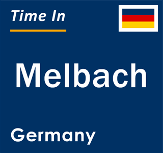 Current local time in Melbach, Germany