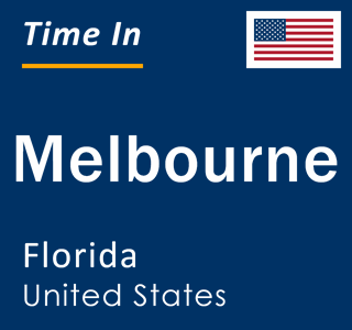 Current local time in Melbourne, Florida, United States