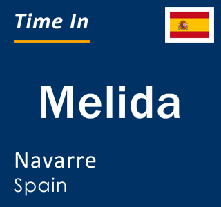 Current local time in Melida, Navarre, Spain