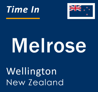 Current local time in Melrose, Wellington, New Zealand