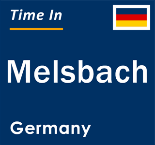 Current local time in Melsbach, Germany