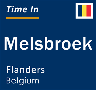 Current local time in Melsbroek, Flanders, Belgium