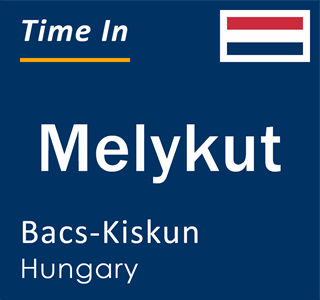 Current time in Melykut, Bacs-Kiskun, Hungary