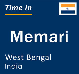 Current local time in Memari, West Bengal, India