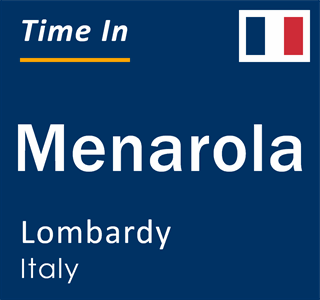 Current local time in Menarola, Lombardy, Italy