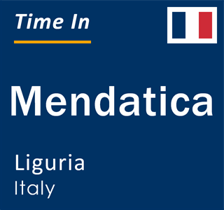 Current local time in Mendatica, Liguria, Italy