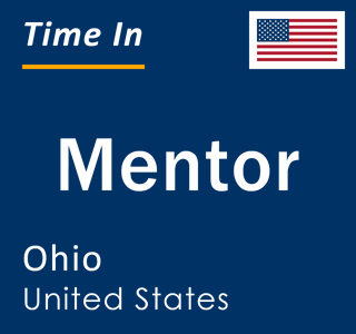 Current time in Mentor, Ohio, United States