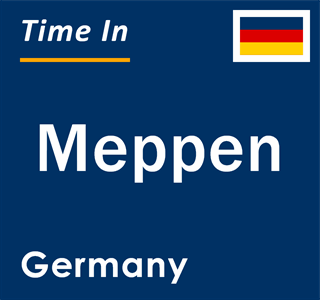 Current local time in Meppen, Germany