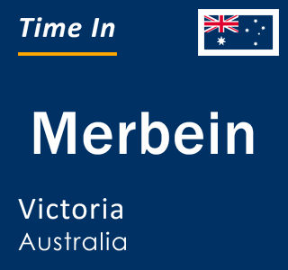 Current local time in Merbein, Victoria, Australia