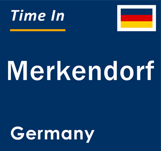 Current local time in Merkendorf, Germany