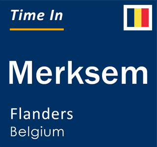 Current local time in Merksem, Flanders, Belgium