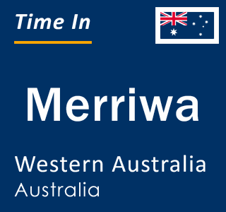Current local time in Merriwa, Western Australia, Australia