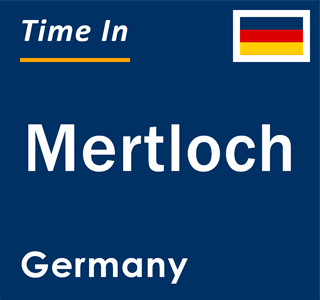 Current local time in Mertloch, Germany