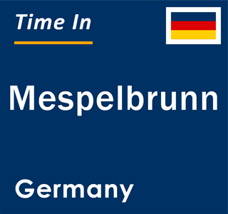 Current local time in Mespelbrunn, Germany