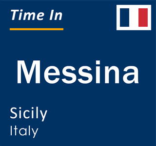 Current time in Messina, Sicily, Italy