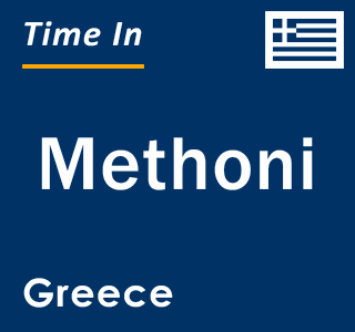 Current local time in Methoni, Greece