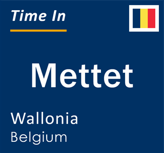 Current local time in Mettet, Wallonia, Belgium