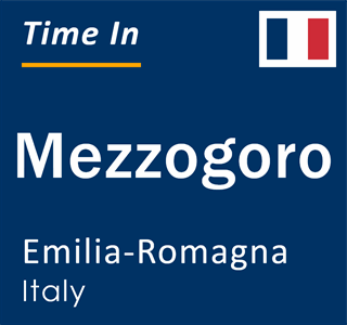 Current local time in Mezzogoro, Emilia-Romagna, Italy