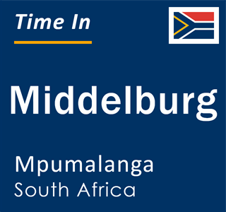 Current local time in Middelburg, Mpumalanga, South Africa