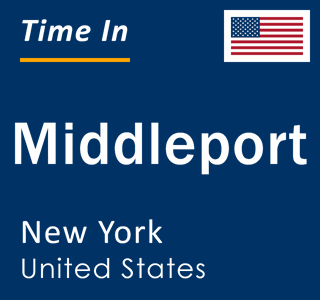 Current local time in Middleport, New York, United States