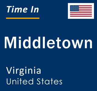 Current local time in Middletown, Virginia, United States