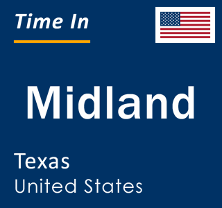 Current local time in Midland, Texas, United States