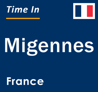 Current local time in Migennes, France