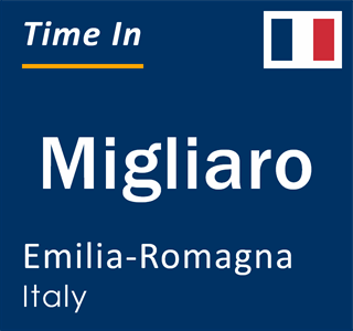 Current local time in Migliaro, Emilia-Romagna, Italy