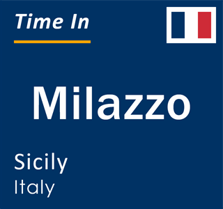 Current local time in Milazzo, Sicily, Italy